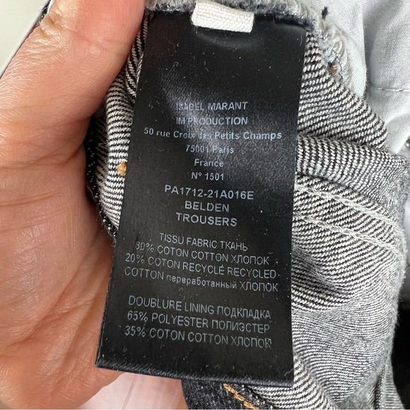 Isabel Marant Etoile belden jeans Dark Wash Size 36 US 4 - Picture 6 of 8